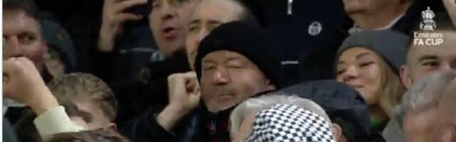 Čarolija FA kupa: Alan Širer među navijačima Njukasla (VIDEO)
