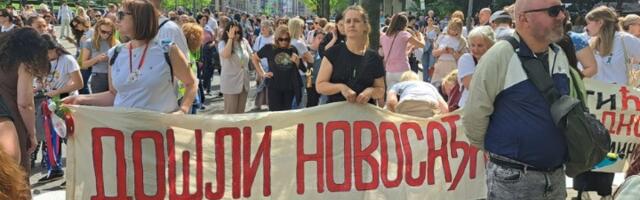 Završen protest protiv novog ministra obrazovanja ispred  Ministarstva prosvete (FOTO/VIDEO)