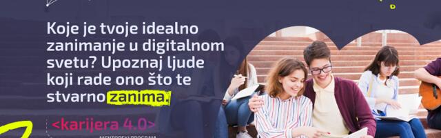 Ne znaš šta da upišeš posle srednje? Pronađi svoj put uz besplatan mentorski program ‘Karijera 4.0’