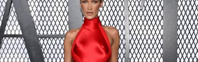 Bradavice probijaju haljinu: Bela Hadid izgrmela u pripijenoj toaleti i zapalila Njujork (FOTO)