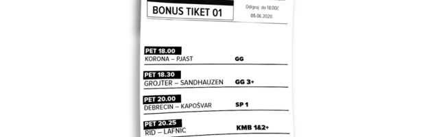 BONUS TIKET 01: Prvo, pa Korona