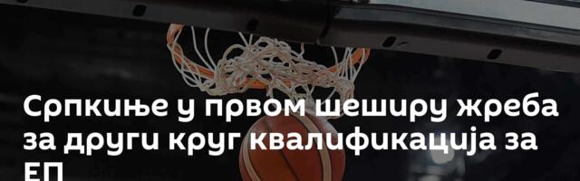 Српкиње у првом шеширу жреба за други круг квалификација за ЕП