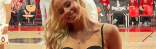 Svi su gledali u nju: Fatalna plavuša "zapalila" dvoranu, a niko ne veruje kako je smuvala zvezdu Evrolige