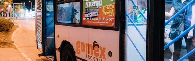 FOTO: Kad pijem, ne vozim – već čekam Gomex autobus!