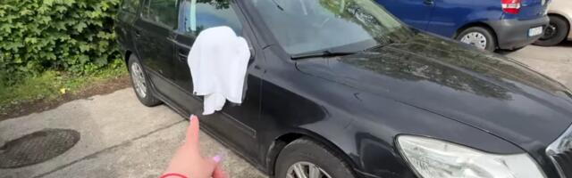 Zašto neki vozači vezuju beli peškir za retrovizor? Malo ljudi zna šta ova poruka zapravo znači