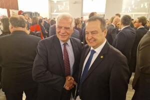 Дачић са Борељом на маргинама самита ОЕБС-а у Лођу