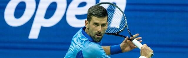 Novak na terenu u ponedeljak na US Openu