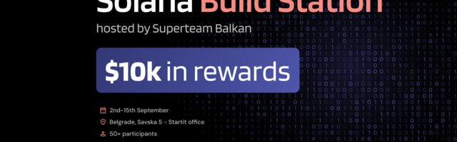 Solana Build Station startuje u ponedeljak, 10.000$ u nagradama, podrška mentora za razvoj na Solana blockchainu