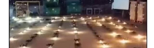 Новогодишњи перформанс дроновима у Будви завршио се падом