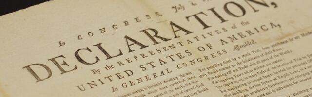 Redak primerak američke Deklaracije o nezavisnosti pronađen u Britaniji: Zaplenjen je s ratnog broda 1776.