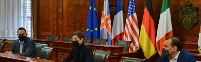 Predstavnici Kvinte sa Brnabić: Promene Ustava unapređuju vladavinu prava