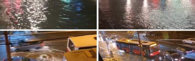 DELOVI SRBIJE POD VODOM! Reke teku ulicama Beograda, Čačka, Mladenovca, kiša pada kao iz kabla! (VIDEO)