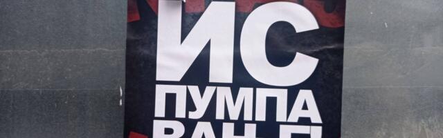 U Kraljevu nepoznate osobe obeležile ,,blokaderske“ lokale nalepnicama 