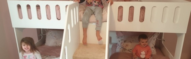 Bajka za tri princeze: Mama napravila cvetni raj u sobi za devojčice (FOTO)