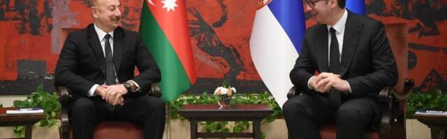 VUČIĆ SE SASTAO SA ALIJEVIM: Zvanično počela istorijska poseta, sledi razgovor sa predstavnicima najvećih azerbejdžanskih kompanija