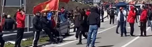 KOMITE NE MIRUJU! Ponovo blokada puta Nikšić - Podgorica