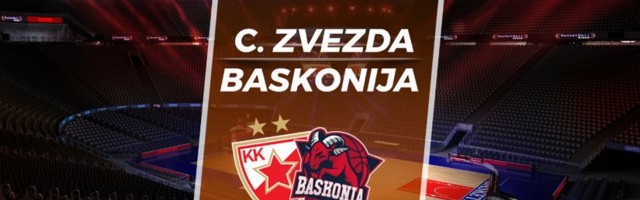 POLUVREME: Crvena zvezda - Baskonija 36:31