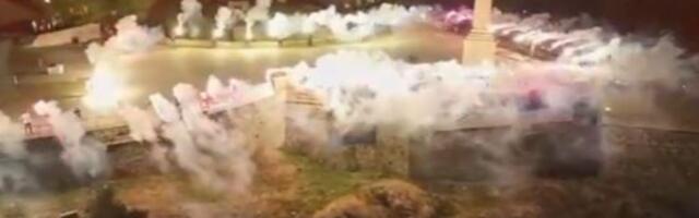 Bakljada povodom godišnjice Banjske (VIDEO)