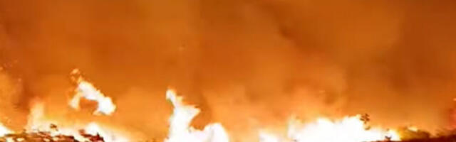 Ватрогасци се целу ноћ борили са ватром у долини Неретве