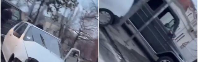Auto završio na krovu u udesu na Paliluli (VIDEO)