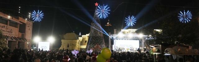 Okićena jelka u Vitlejemu za novogodišnje i božićne praznike: Prvi put od 2022. godine