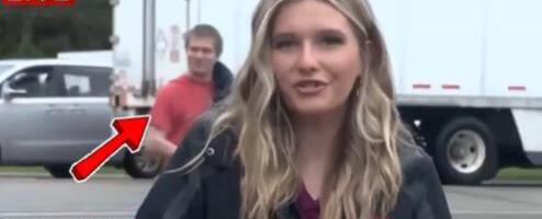 Prekinuli uživo program zbog bizarnog gesta slučajnog prolaznika: "Šta sam, dođavola, upravo odgledao?" (VIDEO)