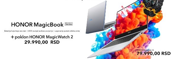HONOR MagicBook od danas dostupan u Srbiji!