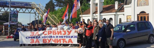 Srbi sa Kosova i Metohije krenuli pešice na skup podrške Aleksandru Vučiću, stigli do Čačka
