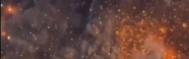 PAKAO NA ZEMLJI Stravični snimci raketnog napada na iransku bazu (VIDEO)