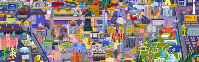 Izložba Vuka Vučkovića „Uzbudljivi gradovi – Niš“ u Centrala Hub-u