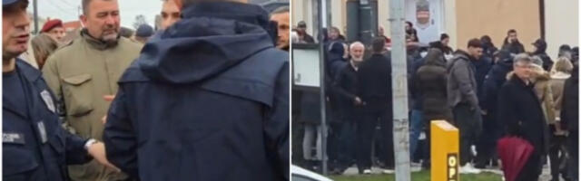 BLOKADERI PRAVE HAOS U MIONICI Urlaju i provociraju, policija na licu mesta! (VIDEO)