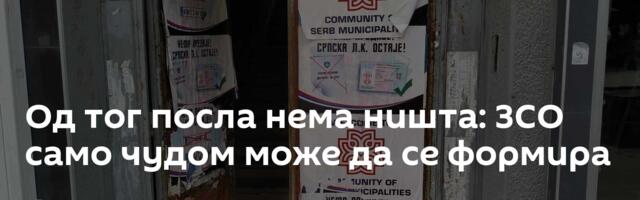 Од тог посла нема ништа: ЗСО само чудом може да се формира
