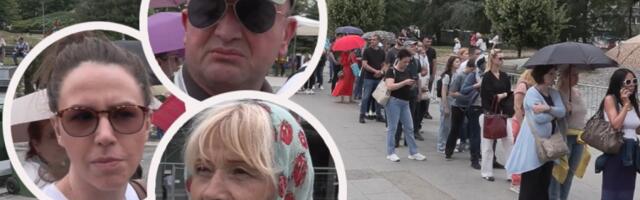 ŠTA KAŽU VERNICI KOJI SU DANAŠNJI PRAZNIK PROVELI ČEKAJUĆI DA SE POKLONE POJASU BOGORODICE: Veličanstvene scene redova koje ni kiša nije omela  (VIDEO)