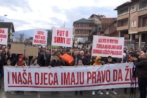Протест у Новом Пазару због погибије девојчице у саобраћајној несрећи