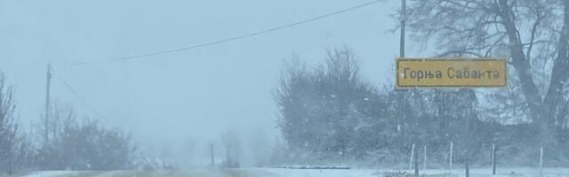 Sneg u pojedinim delovima Šumadije iznenadio putare!