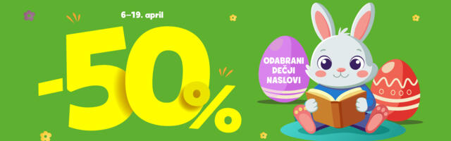 Velika uskršnja akcija koja se ne propušta: više od 100 dečjih knjiga uz 50% popusta