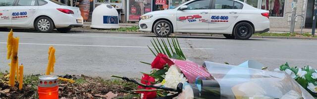 Novosadski taksisti odali poštu kolegi poginulom u nesreći u Jevrejskoj ulici