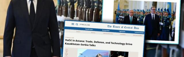 "DOČEKAN UZ NAJVIŠE POČASTI" MEDIJI BRUJE O VUČIĆEVOJ POSETI KAZAHSTANU: Srpski predsednik dobio najznačajnije odlikovanje, Srbija pouzdan partner na Balkanu