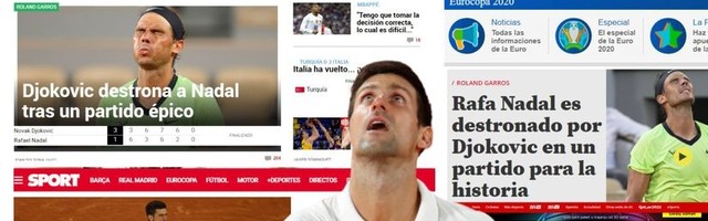 Đokovićeva "detronizacija" Nadala iz očiju španskih medija