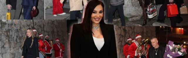 POZNATI KOD CECE ZA NIKOLJDAN: Rodići doneli najveće poklone, trubači prave haos a Bojana Šijan se POJAVILA SA OVIM NA GLAVI! (GALERIJA)
