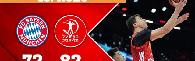 Loš start za Pešića: Lak posao za Hapoel u Minhenu