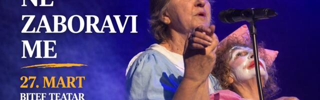 Na Svetski dan pozorišta premijera „Ne zaboravi me“ u Bitefu