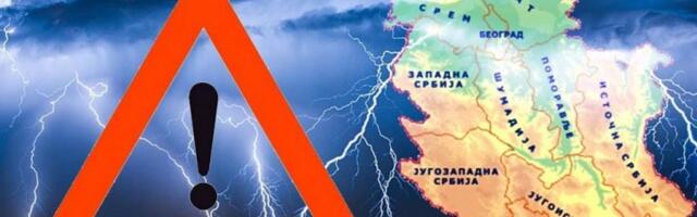HITNO UPOZORENJE RHMZ! Cela zemlja pod meteoalarmom - JAKO NEVREME JURI KA SRBIJI!