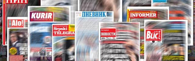 Dnevna štampa za petak, 12. jun