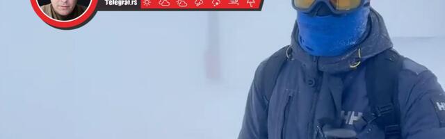 Olujni vetar nosi sve pred sobom, SNEG zatrpava bez prestanka! Zakoračili smo u mesto kao da smo usred Sibira