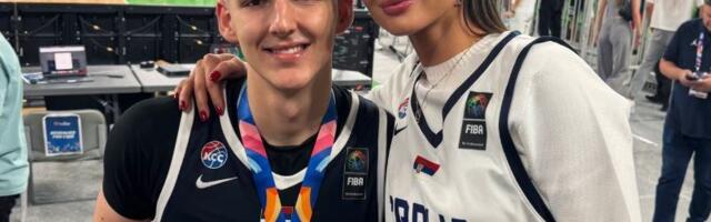 PLANULA LJUBAV! Najlepša srpska sportistkinja ljubi srebrnog "orlića"! Oboje su osvojili medalje za Srbiju ovog leta, a ovako su potvrdili da su u vezi! (FOTO)