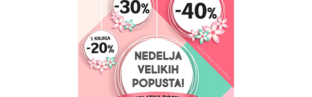 Vulkanova nedelja velikih popusta – cene svih knjiga snižene do 40%