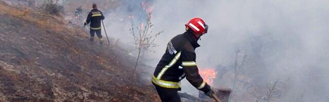 MUP: Na gašenju požara kod Trgovišta angažovano 26 vatrogasaca