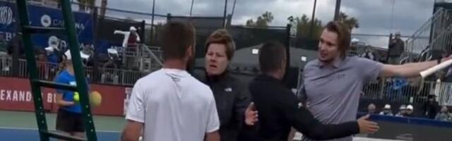 SKANDAL: Dva vrhunska tenisera se umalo nisu potukla! "Hajde izađi ispred, pa da se pobijemo!" (VIDEO)