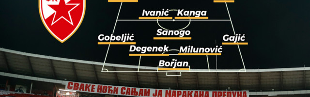 ZVEZDA - TIM ZA GENT: Crveno-beli pucaju iz svih oružja, smanjio se Rodićev ožiljak